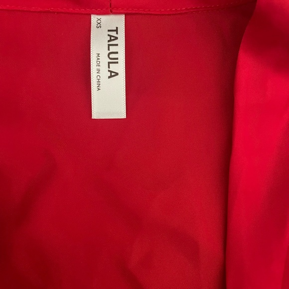 Aritzia (Talula) Crossover Bodysuit in Red NWT - Picture 5 of 5